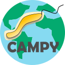 Campy goes global emblem